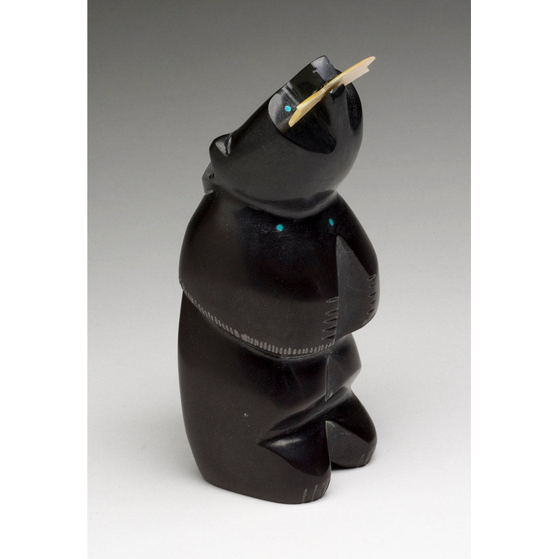 Happy Bear With Fish Catch|Bear|Marble