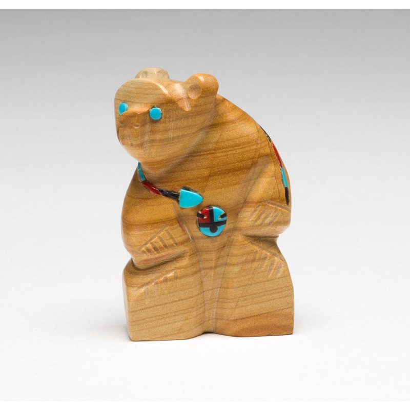 Sunface Bear With Wrap Around Heartline