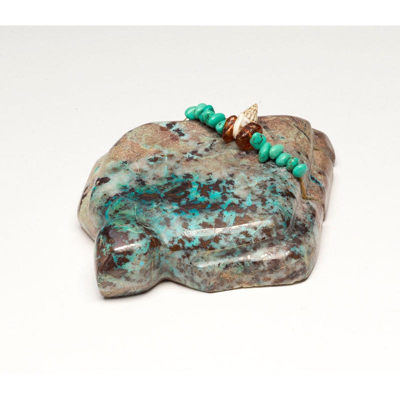 Chrysocolla With Copper Ore Sea Turtle