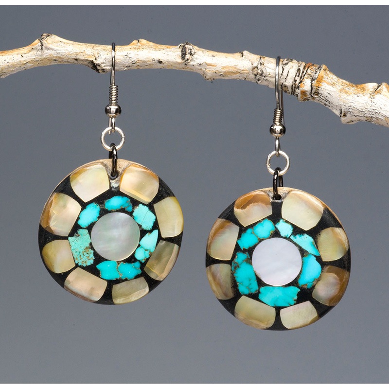 First Blooms Mosaic Dangle Earrings