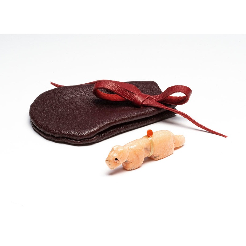 Pink Panther & Pouch Set|Panther|Peach Alabaster