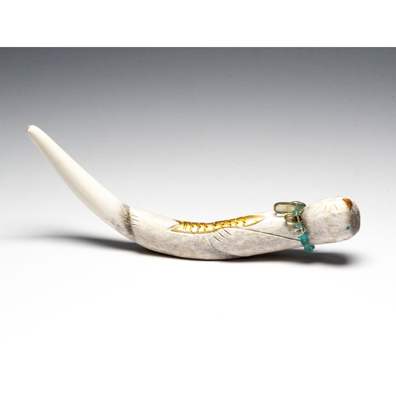 Serene Otter With Gold Fish|Otter|Antler
