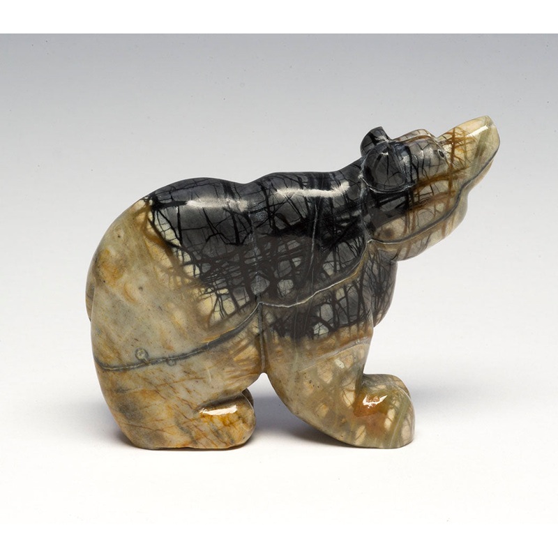 Sleepy Winter Forest Bear|Bear|Picasso Marble
