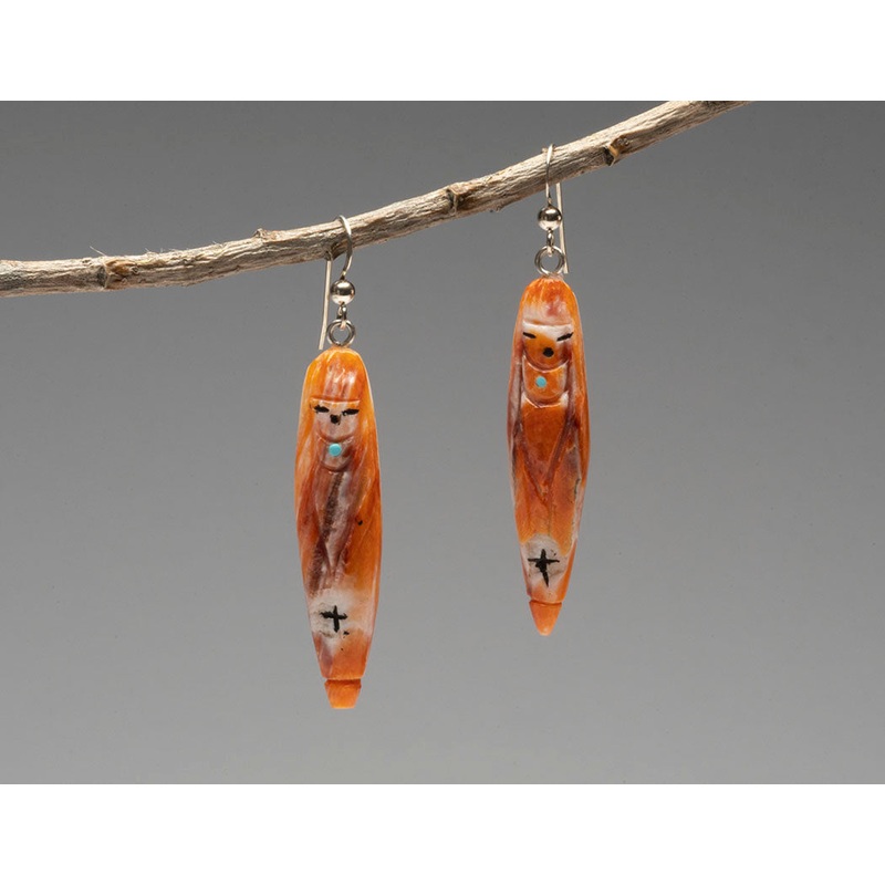 Corn Maiden & Grandmother Dangle Earrings