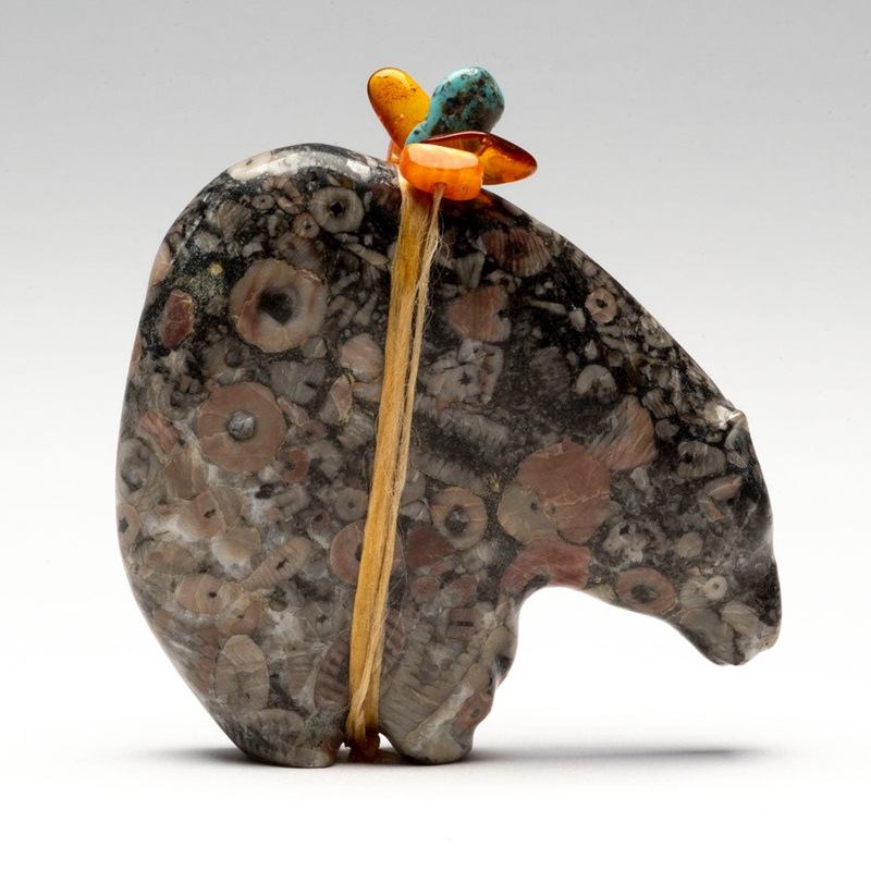 Crinoid Marble Medicine Bear|Bear|Crinoid Marble