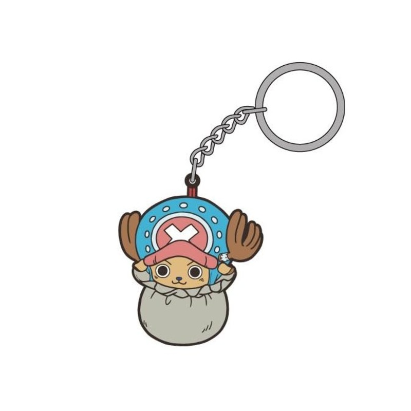 [One Piece] Chopper Tsumamare Rubber Key Ring