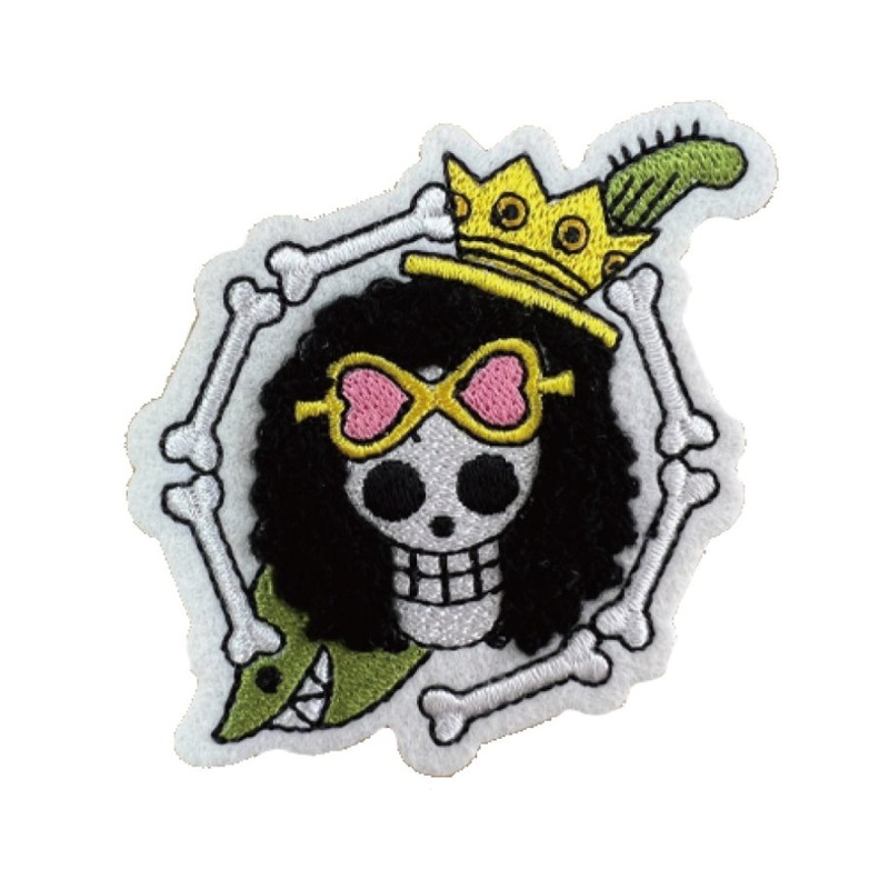 [One Piece] Official Toei Sagara Embroidery Sticker – Brook