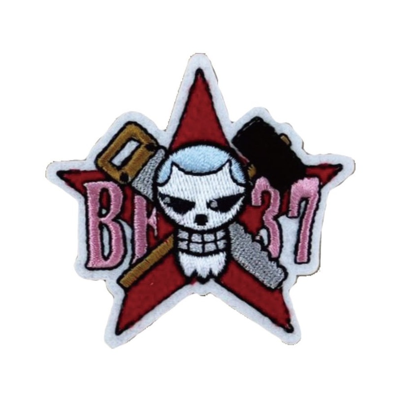 [One Piece] Official Toei Sagara Embroidery Sticker – Franky