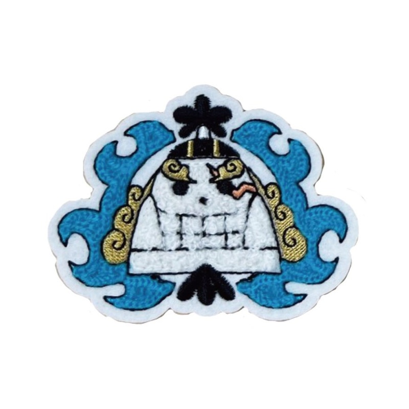 [One Piece] Official Toei Sagara Embroidery Sticker – Jinbe