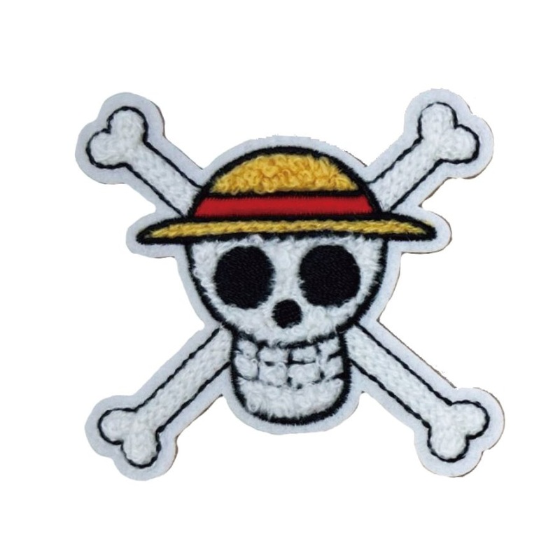 [One Piece] Official Toei Sagara Embroidery Sticker – Monkey D. Luffy