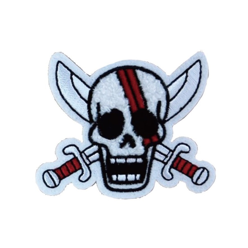 [One Piece] Official Toei Sagara Embroidery Sticker – Shanks