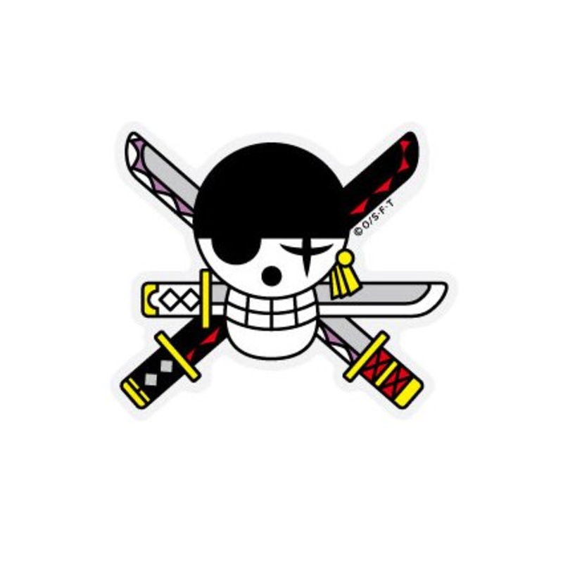 [One Piece] Roronoa Zoro Mini Vinyl Sticker Panson Works Collaboration