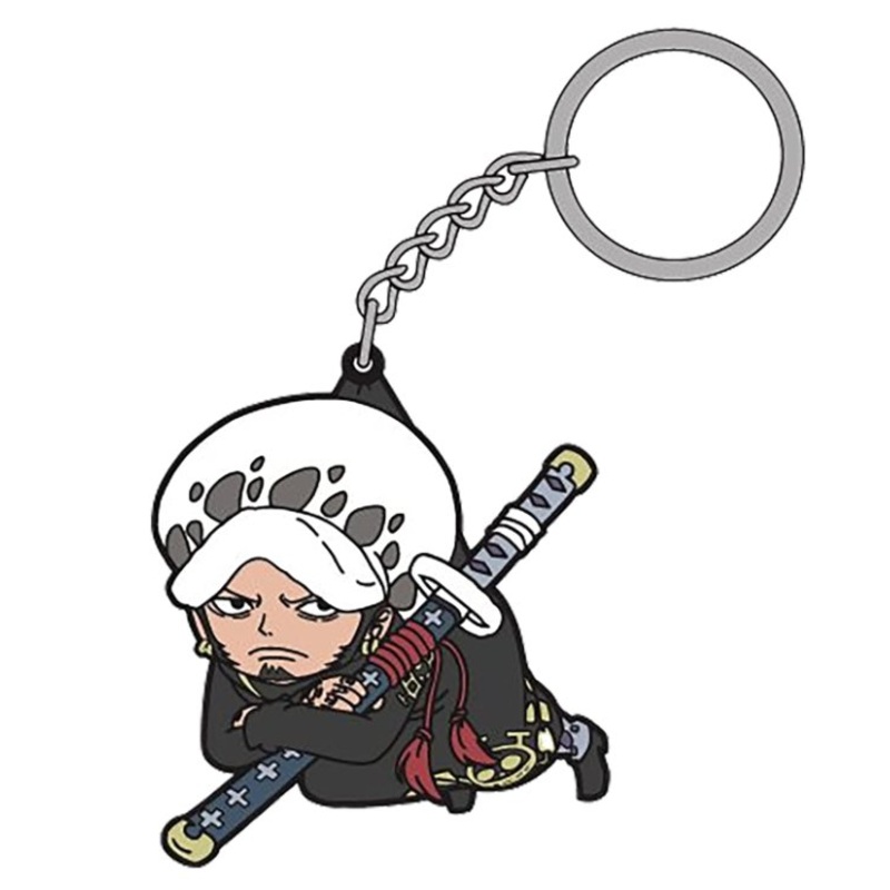 [One Piece] Trafalgar Law Tsumamare Rubber Key Ring