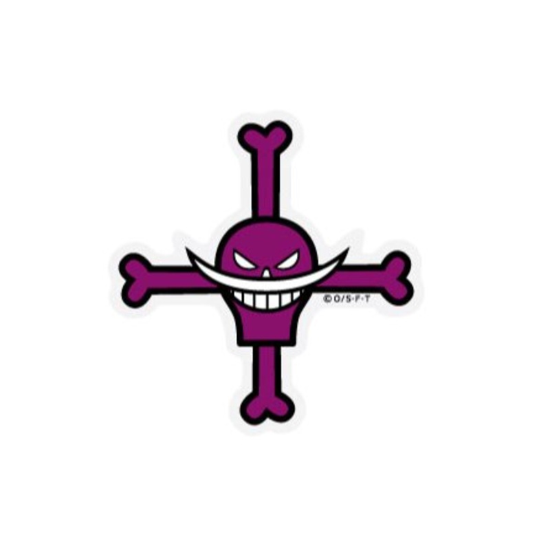 [One Piece] Whitebeard Pirates Mini Vinyl Sticker Panson Works Collaboration