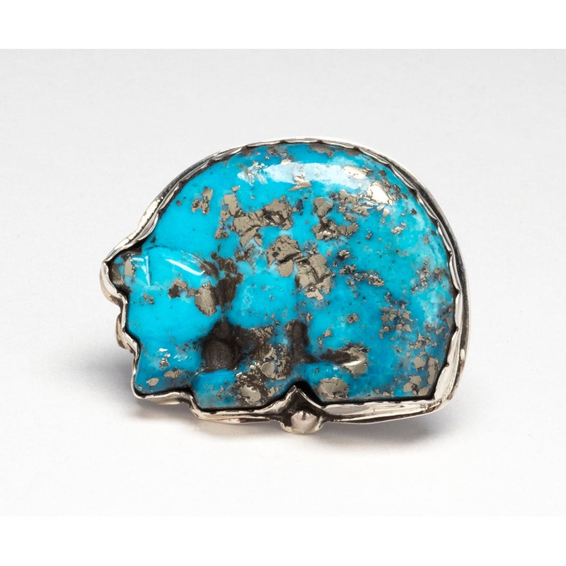 Persian Turquoise Bear Ring|Bear|Persian Turquoise