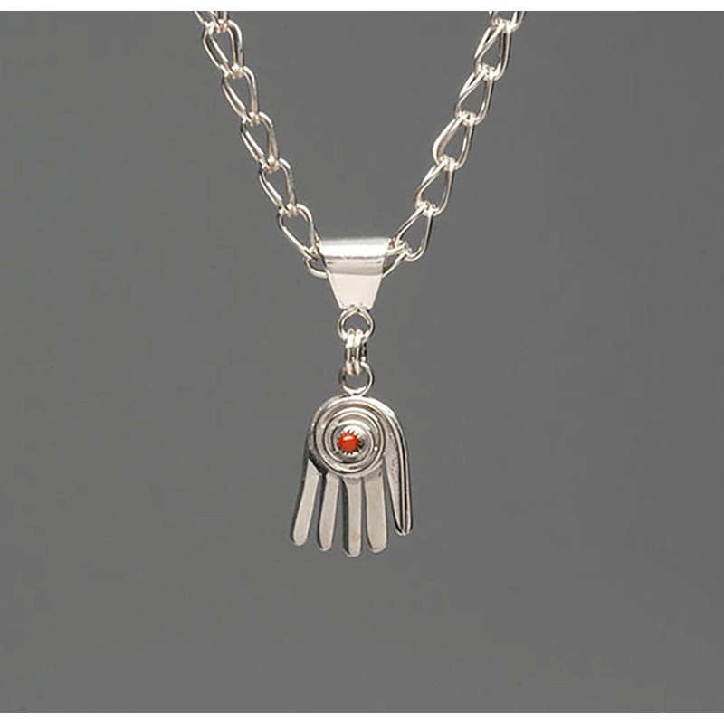 Reversible Hand Pendant Necklace