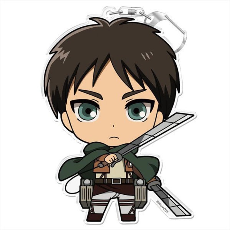 [Attack on Titan] Big Acrylic Keychain Vol. 2- Eren Jaegar (Version A)