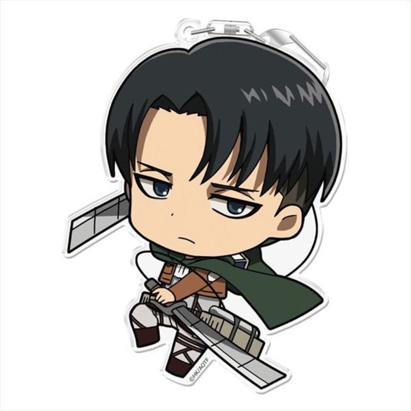 [Attack on Titan] Big Acrylic Keychain Vol. 2- Levi Ackerman (Version A)