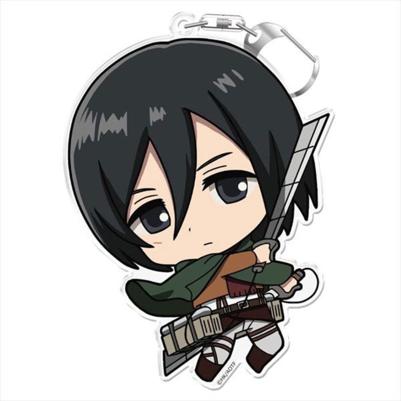 [Attack on Titan] Big Acrylic Keychain Vol. 2- Mikasa Ackerman