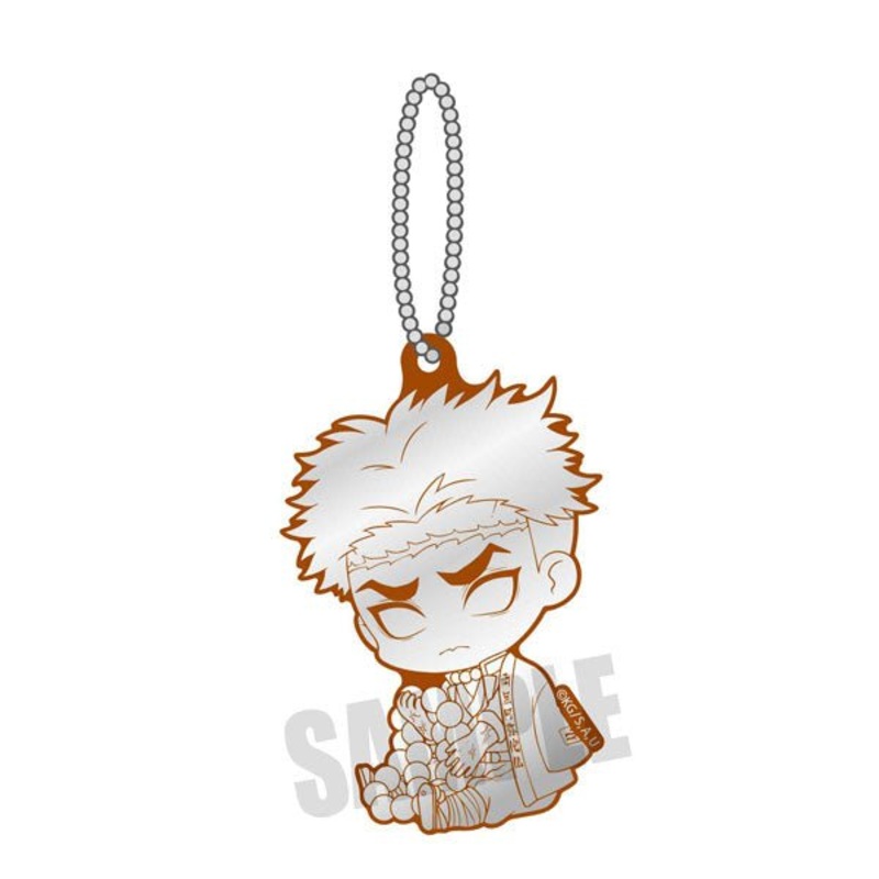 [Demon Slayer]: Gyugyutto Reflector Key Ring- Gyomei Himejima