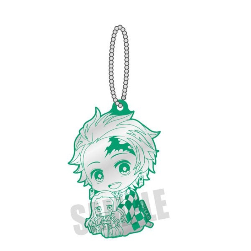 [Demon Slayer]: Gyugyutto Reflector Key Ring- Tanjiro Kamado