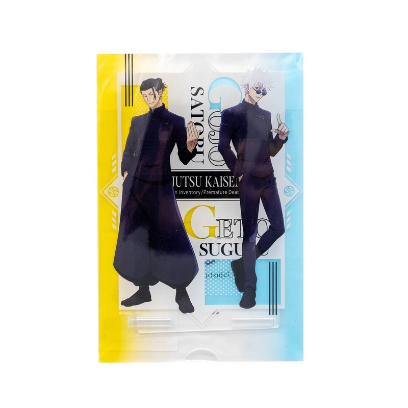 [Jujutsu Kaisen] Hidden Inventory/Premature Death Acrylic Stand Jujutsu Kaisen’s Shibuya Incident Taiwan 2024 Pop Up – Satoru Gojo and Suguru Geto
