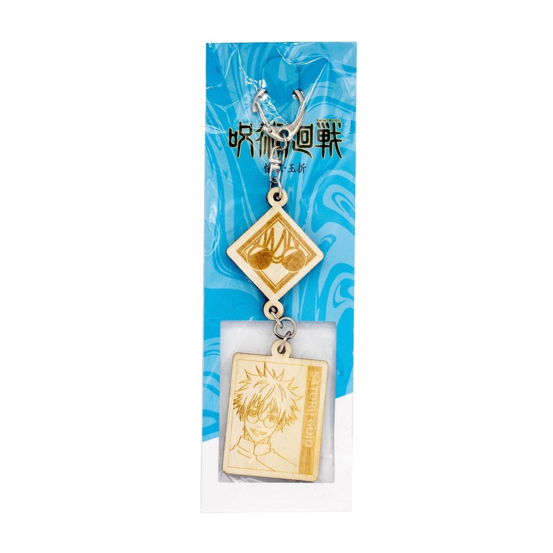 [Jujutsu Kaisen] Wooden Laser Etched Keychain Jujutsu Kaisen’s Shibuya Incident Taiwan 2024 Pop Up – Satoru Gojo