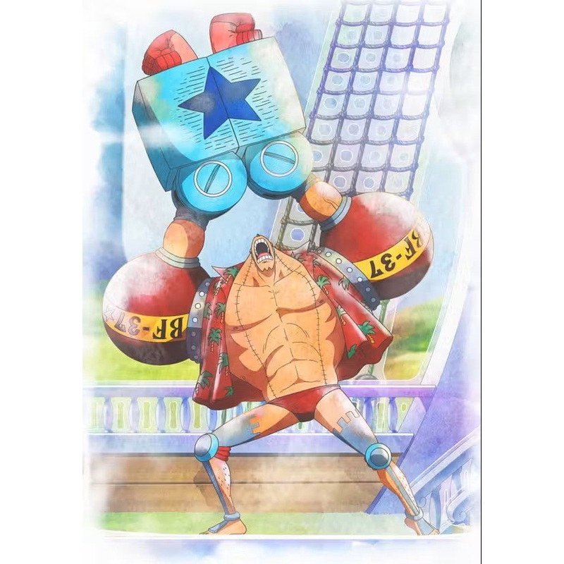[One Piece] 25th Anniversary Mugiwara Store Postcard- Franky