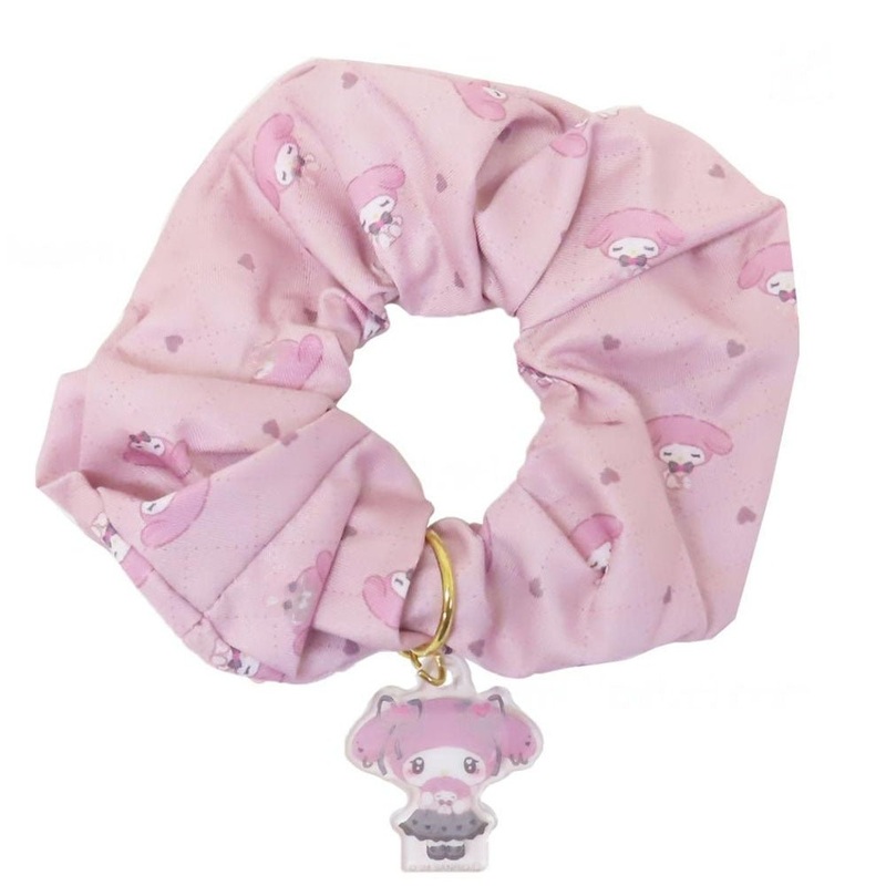 [Sanrio] Hair Scrunchie & Charm – My Melody