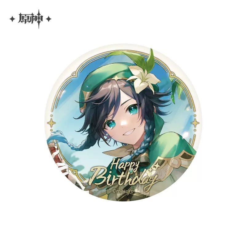[Genshin Impact] Destined Day Series Badge – Venti (2022 model)