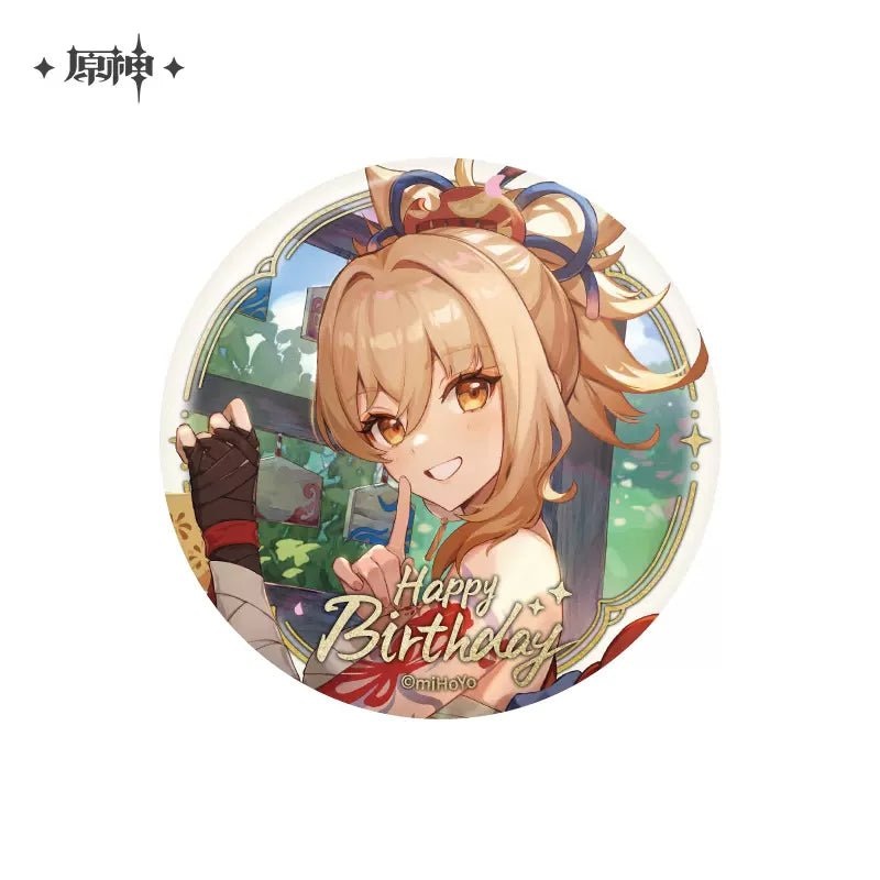 [Genshin Impact] Destined Day Series Badge – Yoimiya (2023 version)