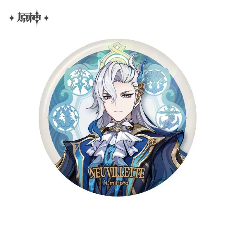 [Genshin Impact] Fontaine Theme Series Character Badge – Neuvillette