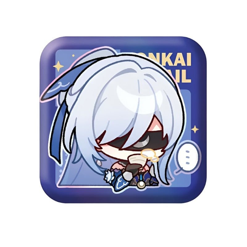 [Honkai Star Rail] Pom-Pom Pavillion Series Square Can Badge Chibi Jingliu