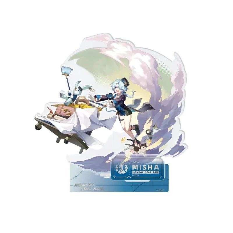 [Honkai Star Rail] The Destruction  Character Warp Artwork Acrylic Stand – Misha