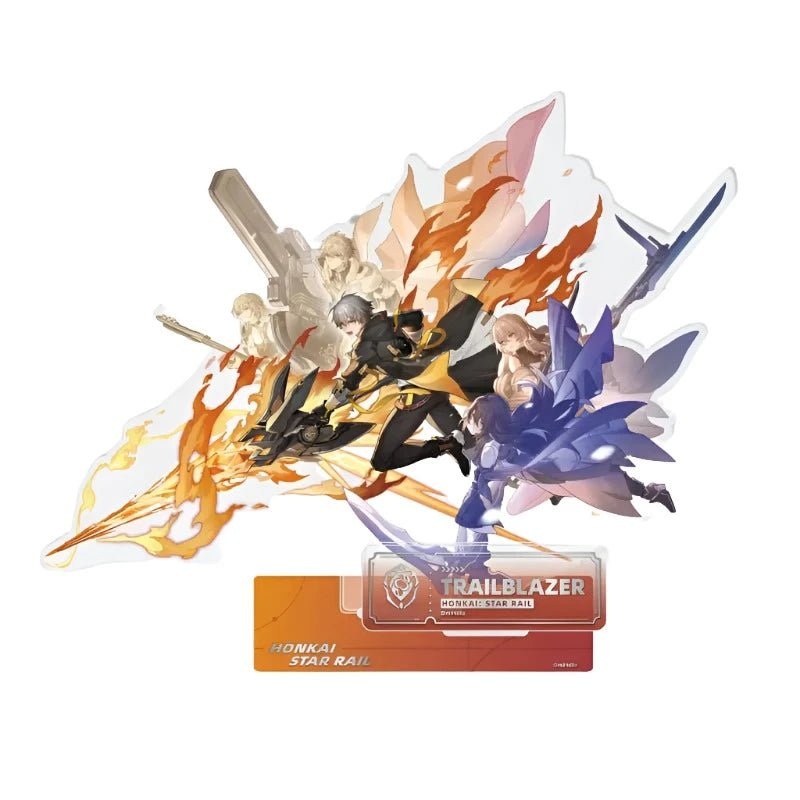 [Honkai Star Rail] The Preservation  Character Warp Artwork Acrylic Stand – Male Trailblazer