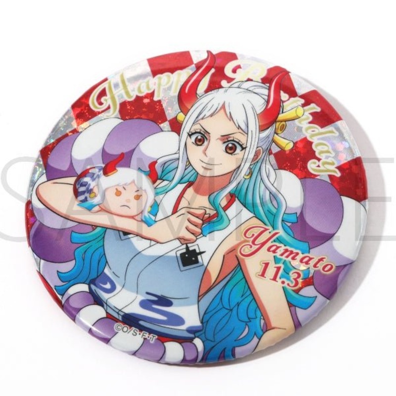 [One Piece] One Piece Birthday Hologram Can Badge- Yamato