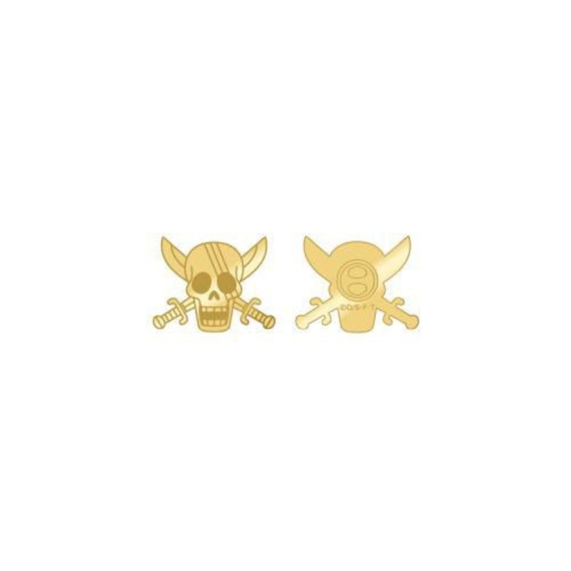 [One Piece]Pirate Flag Gold Pins Vol.4- Shanks