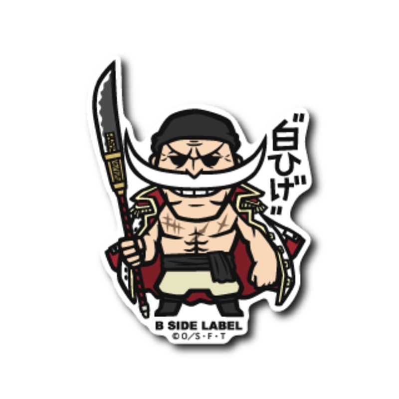 [One Piece] B-Side Label Sticker- Edward Newgate (Whitebeard)