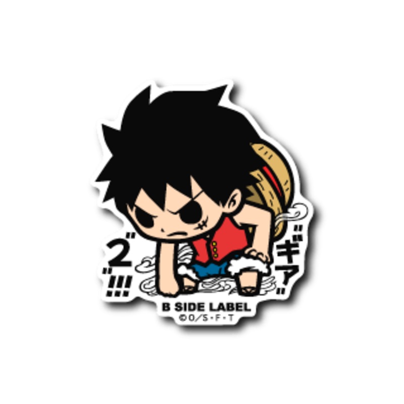[One Piece] B-Side Label Sticker- Gear 2 Luffy