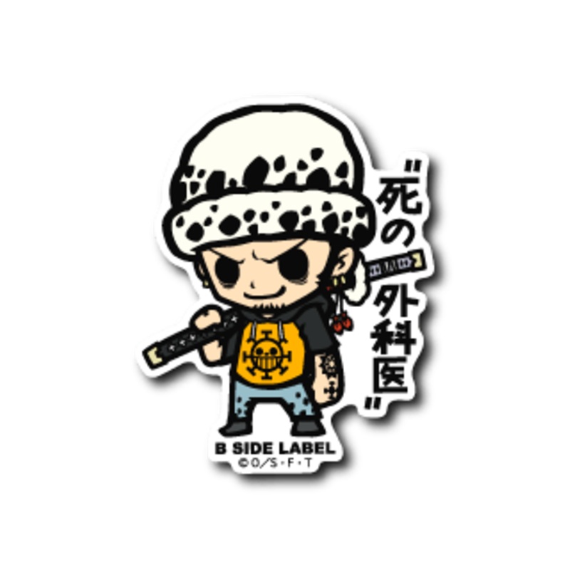 [One Piece] B-Side Label Sticker- Surgeon of Death Trafalgar Law