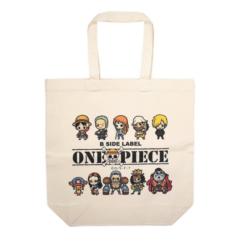 [One Piece] Tote Bag One Piece Full Straw Hat Crew B-SIDE LABEL