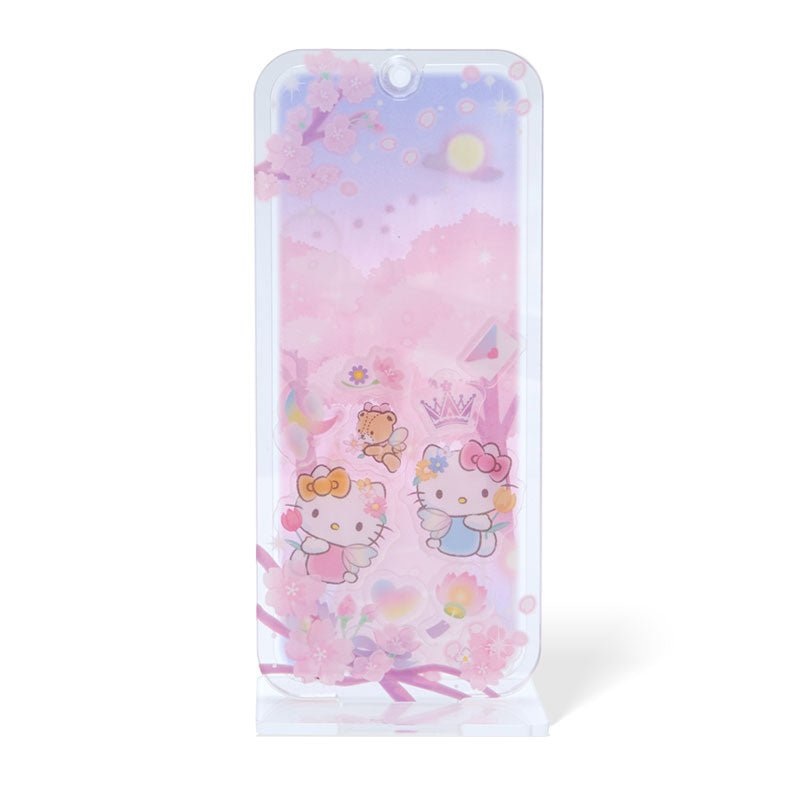 [Sanrio] Cherry Blossom Shaking Acrylic- Hello Kitty