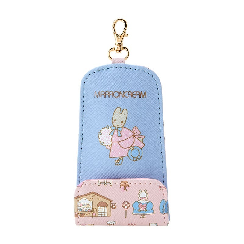 [Sanrio] Keycase With Reel – Chestnut Cream