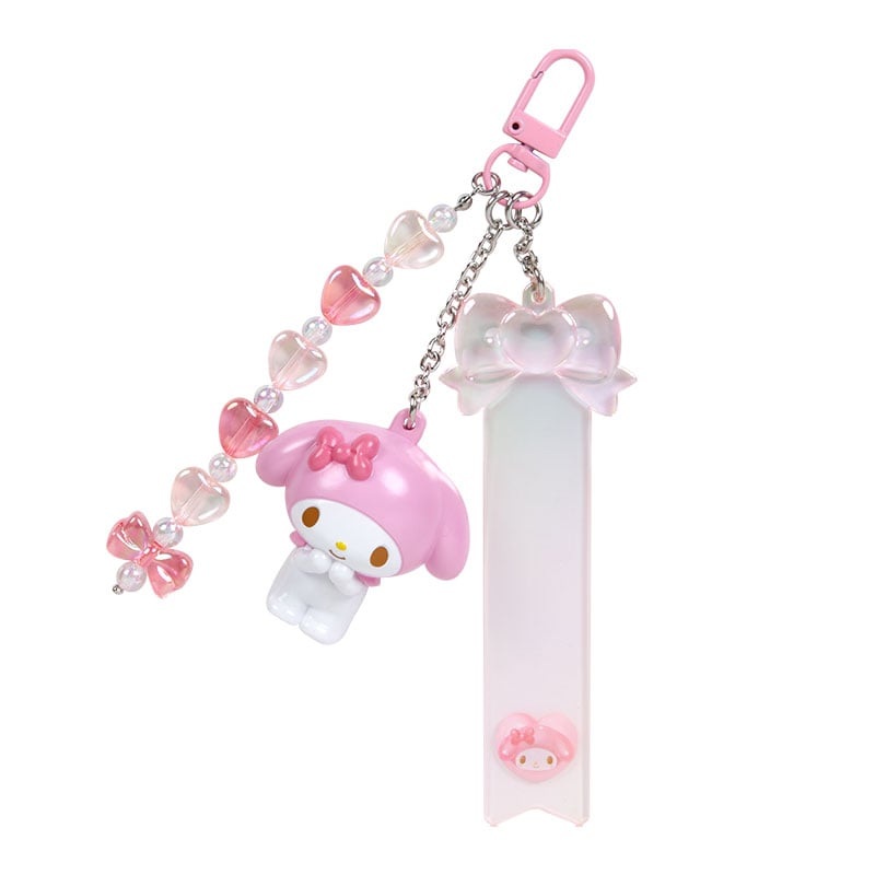 [Sanrio] Layered Charm with 3D Keychain Figure- My Melody