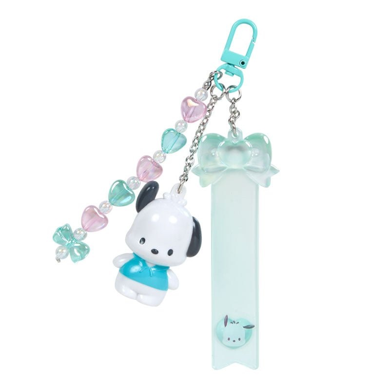 [Sanrio] Layered Charm with 3D Keychain Figure- Pochacco