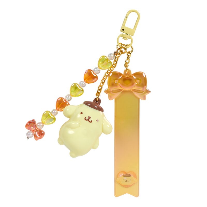 [Sanrio] Layered Charm with 3D Keychain Figure- Pompompurin
