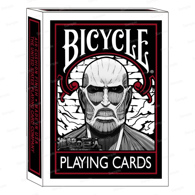 [Attack on Titan] Bicycle X Attack on Titan Playing Cards