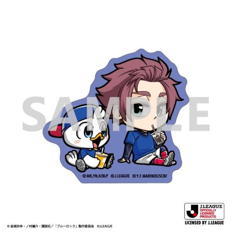 [Blue Lock] JJ League Sticker- Sae Itoshi & Yokohama F. Marinos