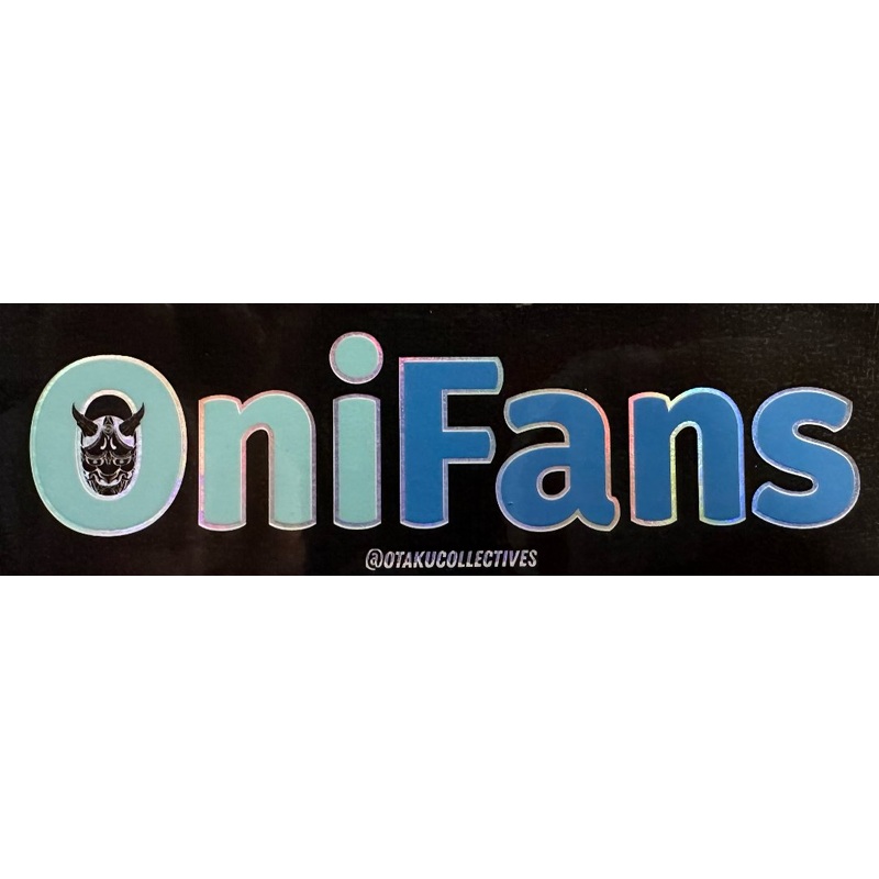 [] Exclusive Oni Fans Holographic Stickers