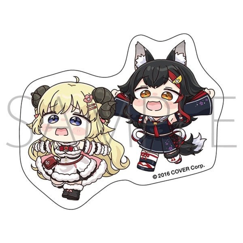 [Hololive] Sticker Hologura- Tsunomaki Watame & Ogami Mio